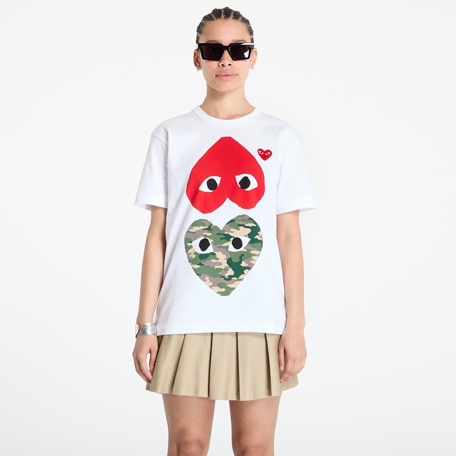 Majice T-shirt Comme des Garçons PLAY Tee White