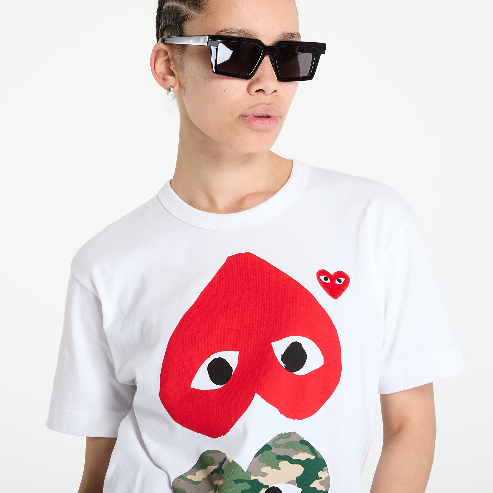 Majice T-shirt Comme des Garçons PLAY Tee White