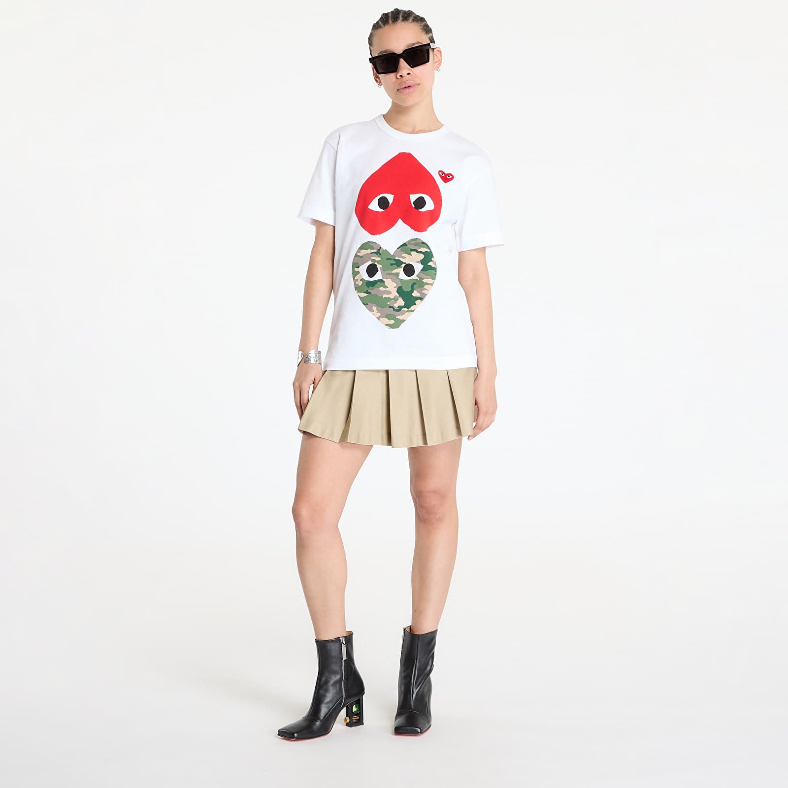 Majice T-shirt Comme des Garçons PLAY Tee White