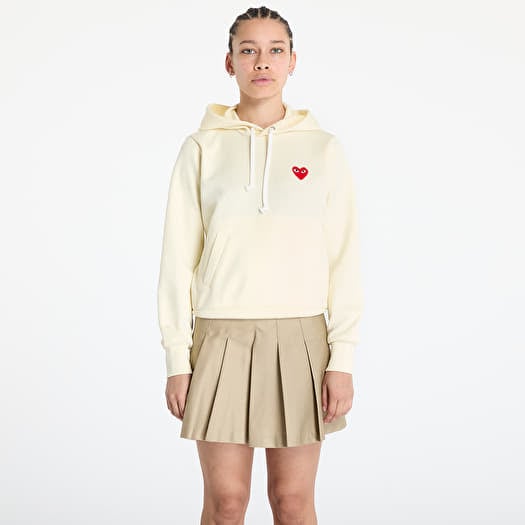 Comme des Garçons PLAY Hoodie Ivory