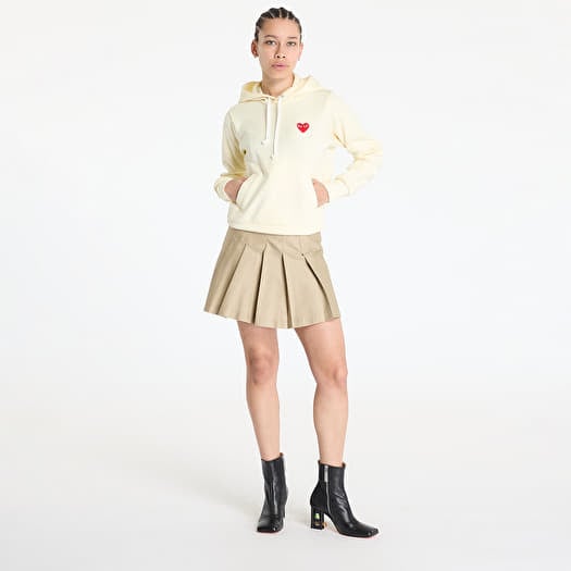 Hoodies and sweatshirts Comme des Garçons PLAY Hoodie Ivory Footshop