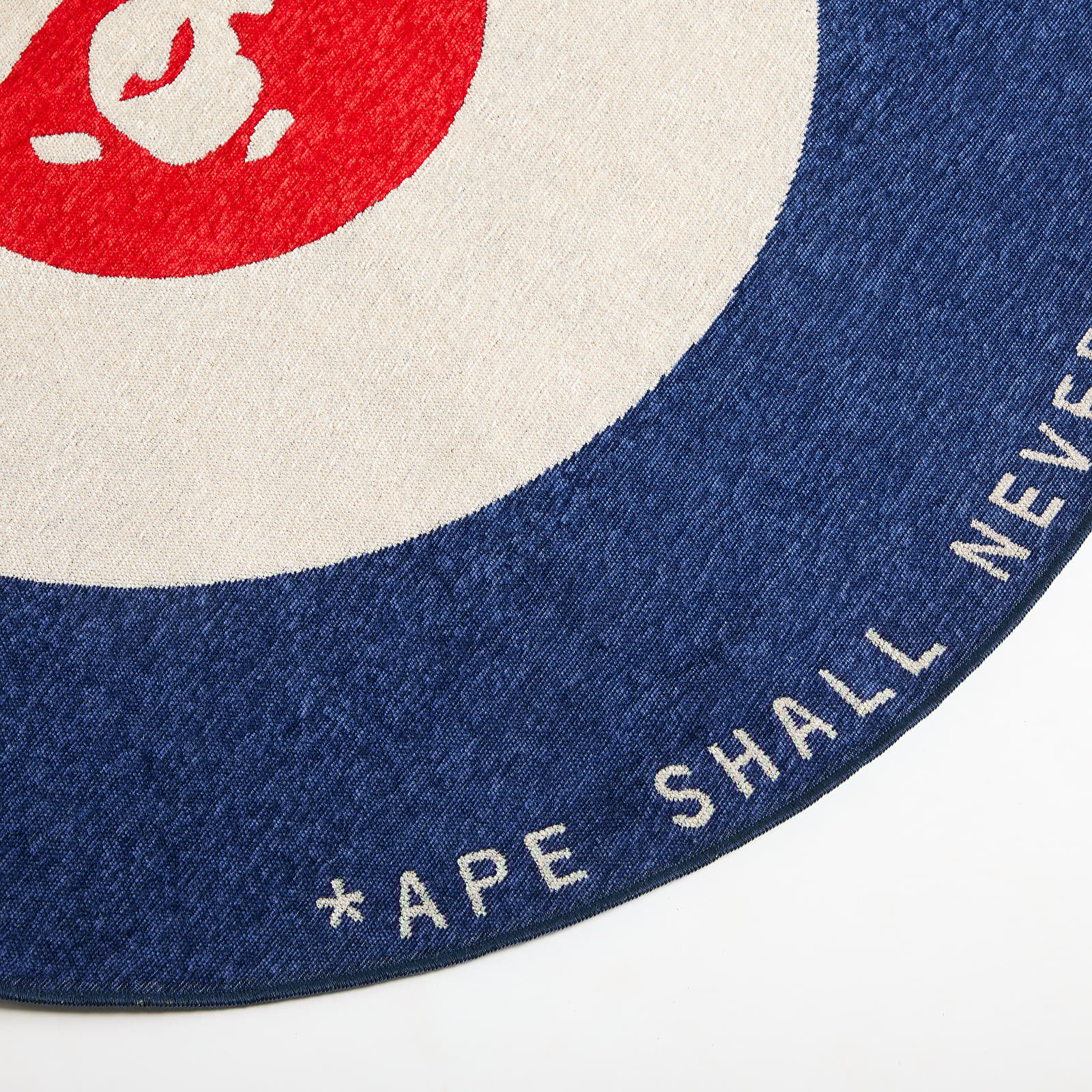 Other accessories A BATHING APE Ape Target Rug Navy