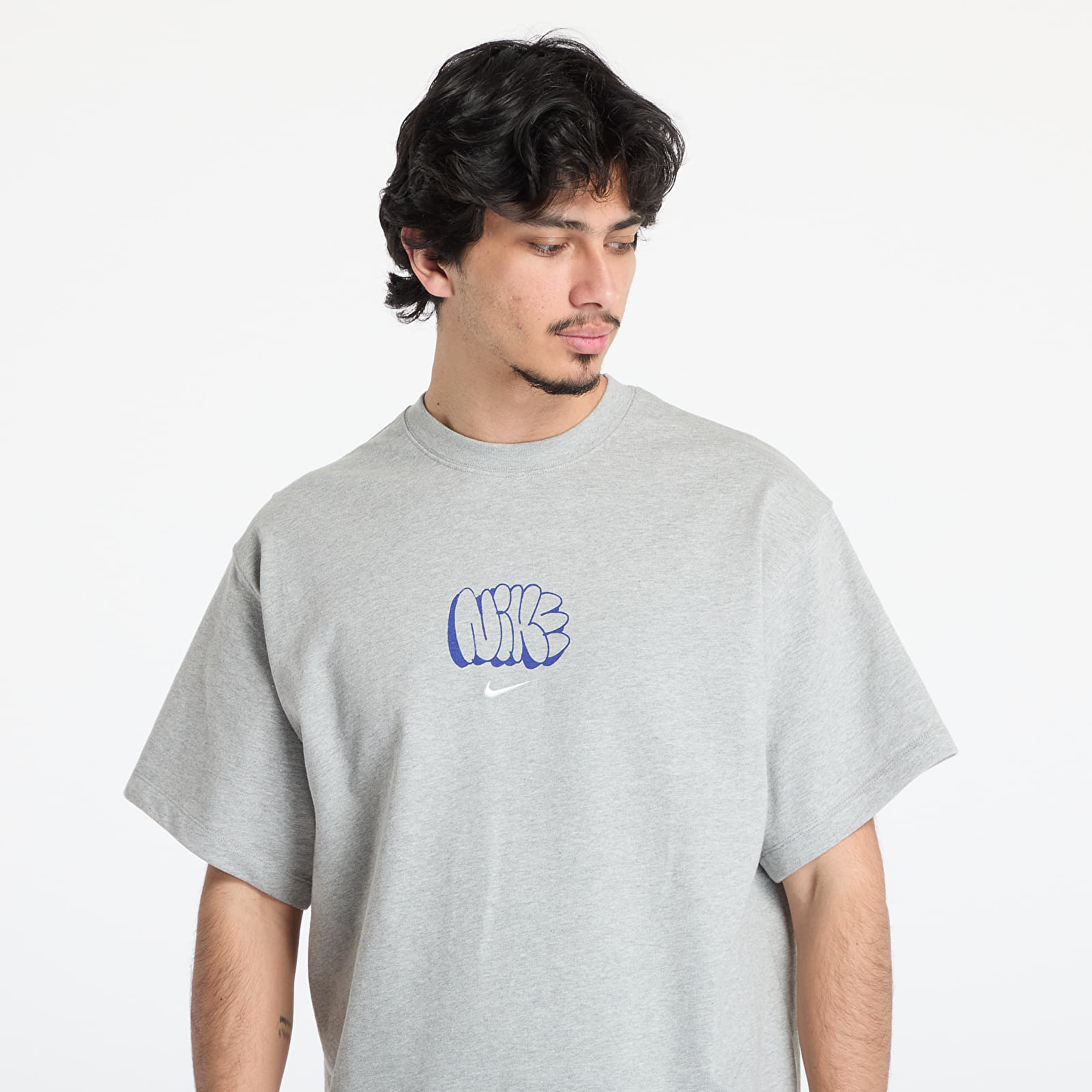 Men's T-shirts Nike Solo Swoosh Men's T-Shirt Dk Grey Heather/ Sail