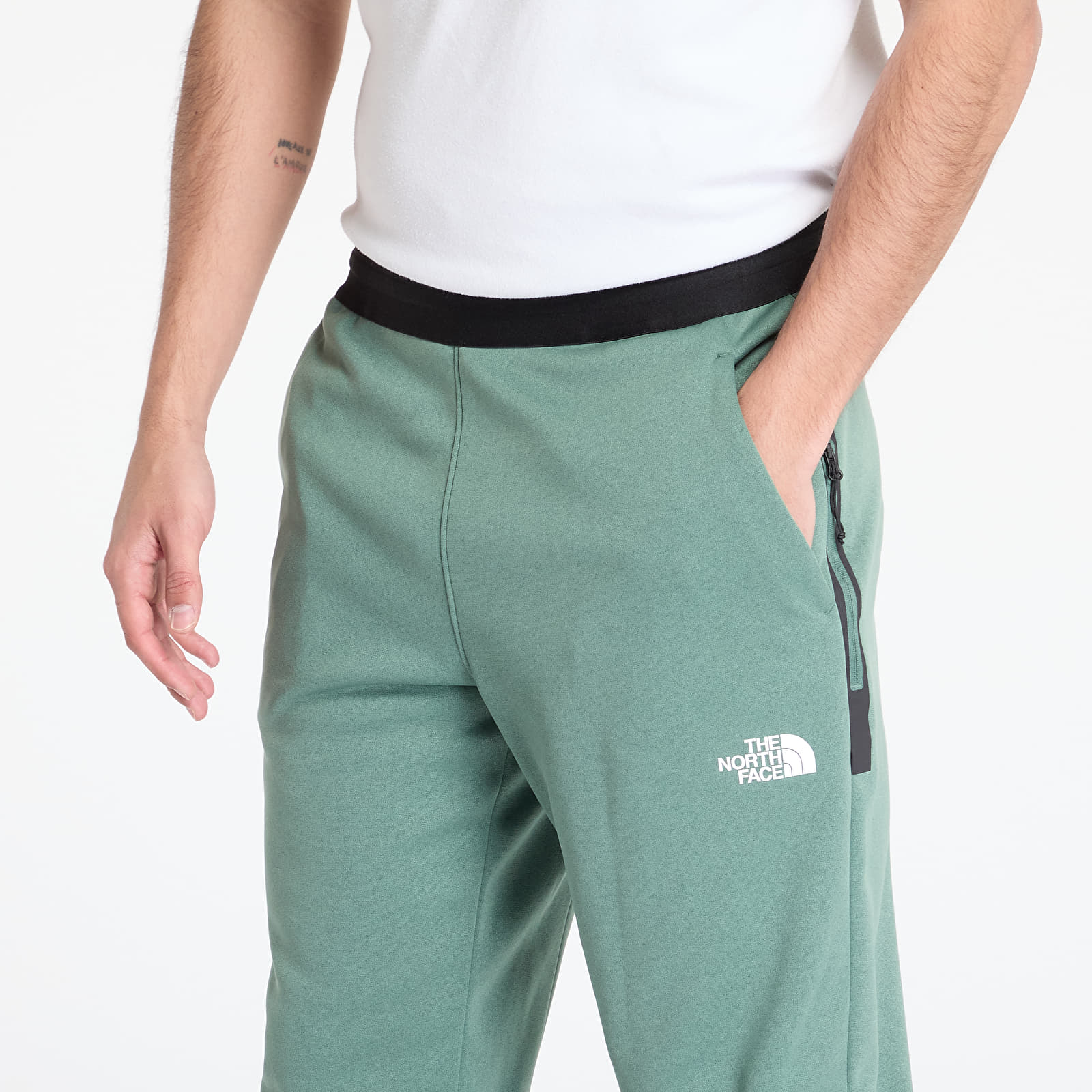 Pánske nohavice The North Face Mountain Athletics Fleece Pant Duck Green/ Deep Nori
