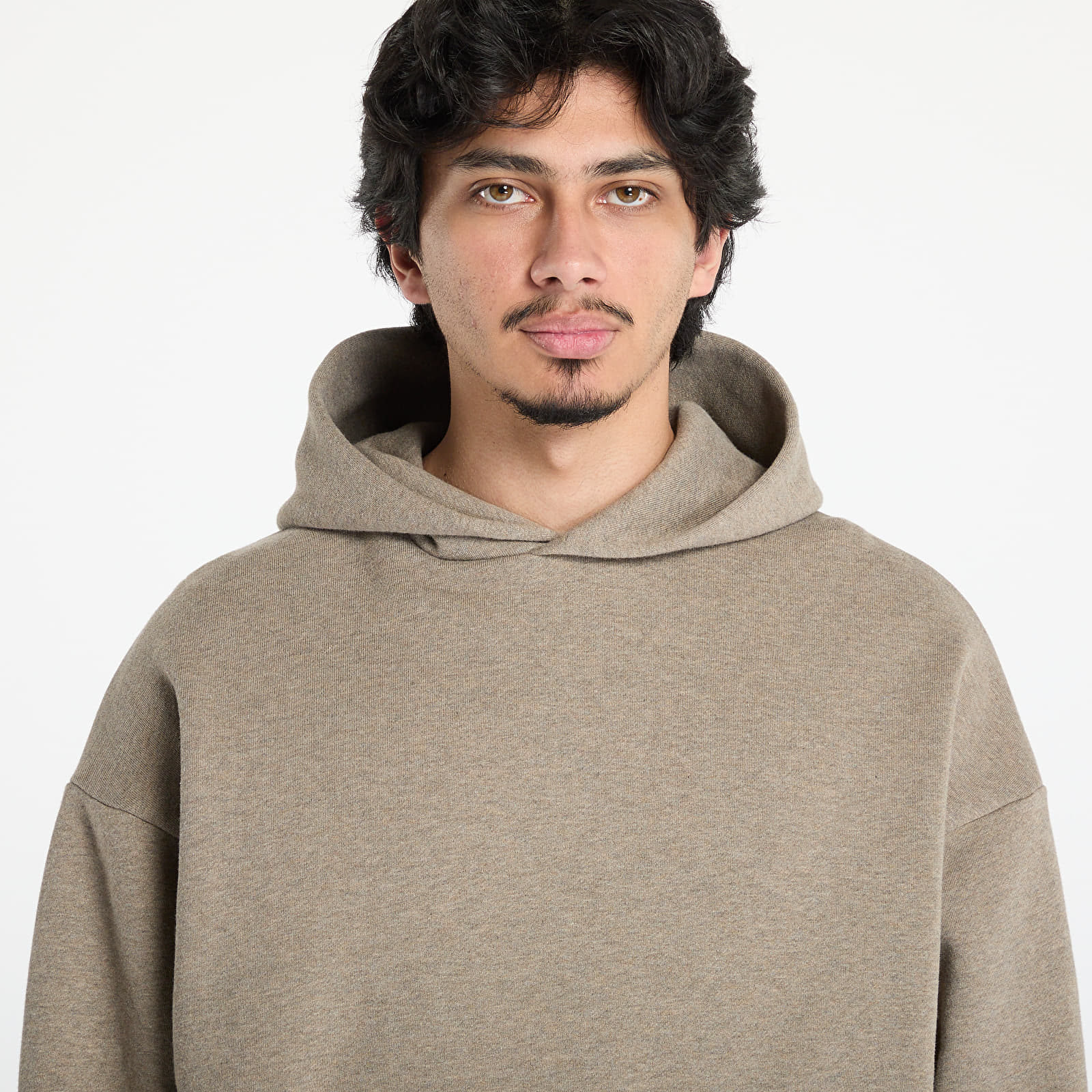 Mikiny Fear of God Essentials Classic Fit Fleece Hoodie Homestead Heather