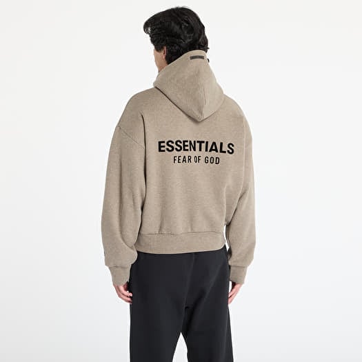 国内発送【FEAR OF GOD ESSENTIALS】CLASSIC FLEECE HOODIE Fear of God Essentials Classic Fit Fleece Hoodie Black Men's