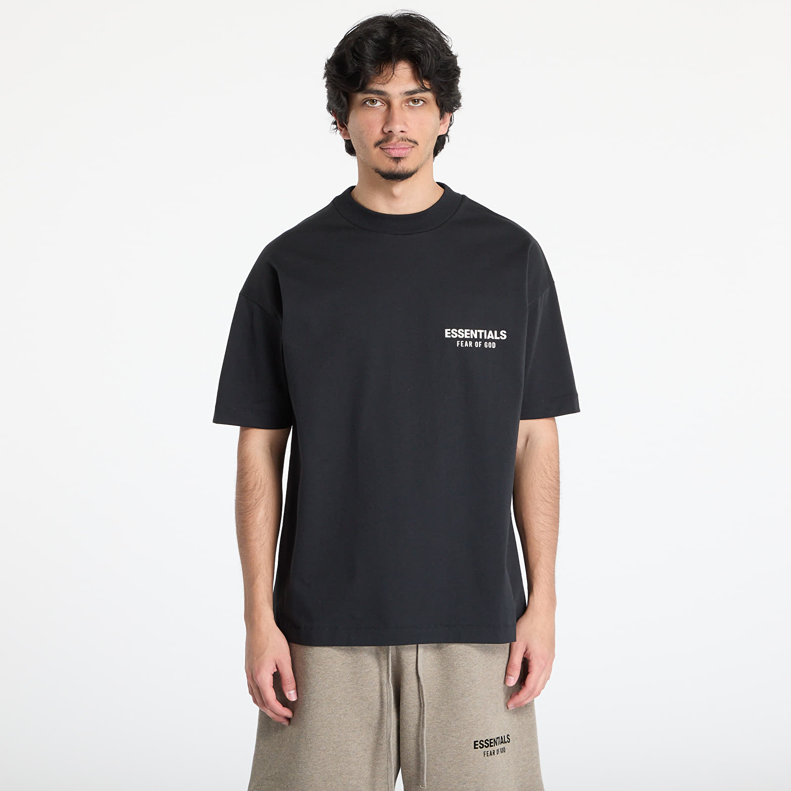 T-Shirts Fear of God Essentials Classic Fit T-Shirt Jet Black