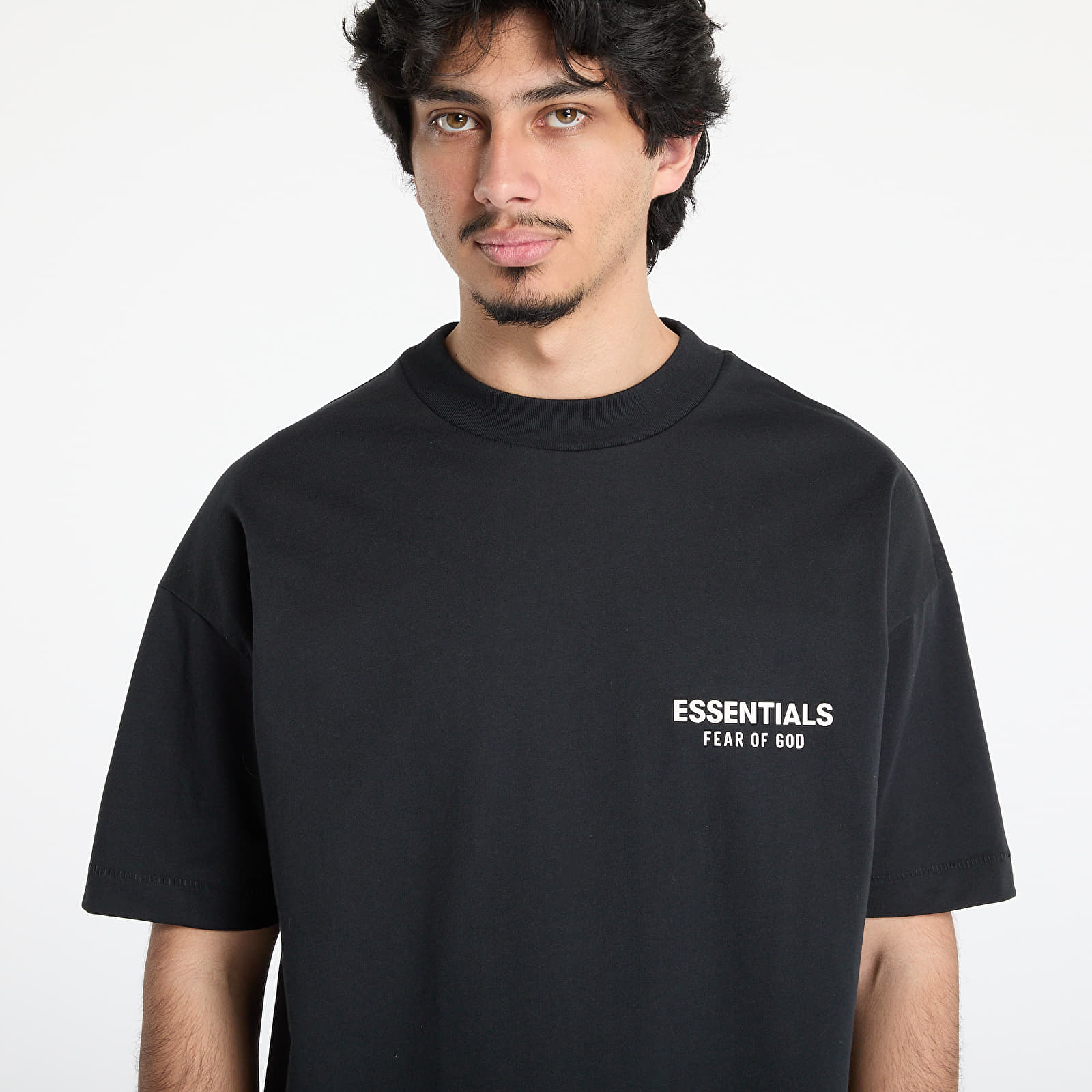 T-Shirts Fear of God Essentials Classic Fit T-Shirt Jet Black