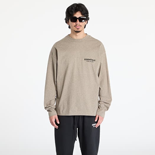 T-krekls Fear of God Essentials Classic Fit Long Sleeve Tee Homestead Heather