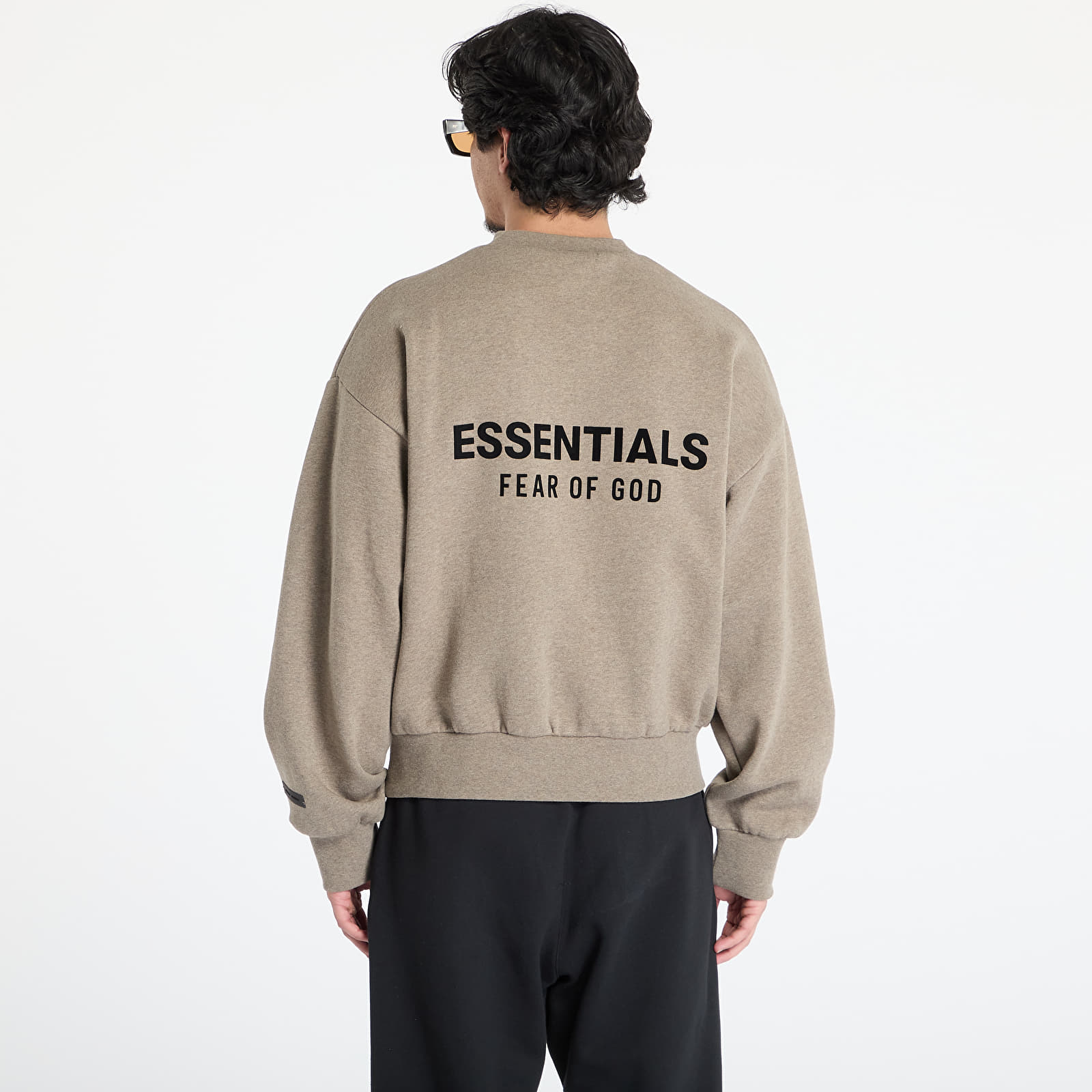 Sweatjacken und Sweatshirts Fear of God Essentials Classic Fit Fleece Crewneck Homestead Heather