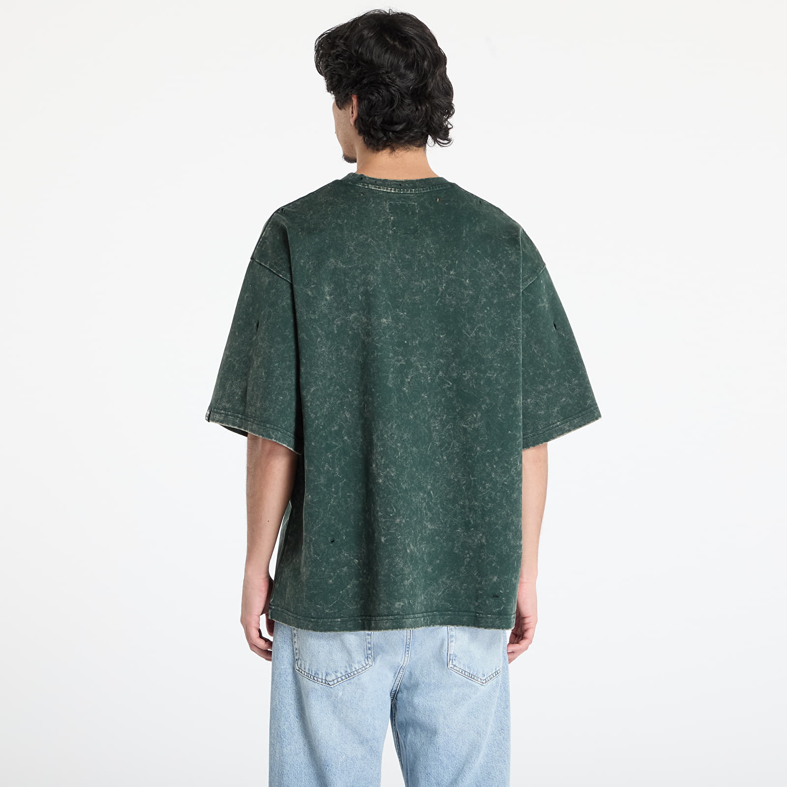 Trička adidas Song For The Mute Wased Tee Green/ Shadow Green