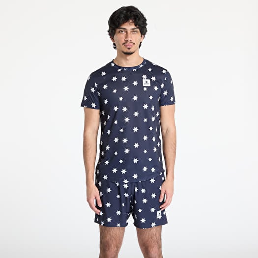 T-shirt SAYSKY Star Combat T-Shirt Blue/ White Aop
