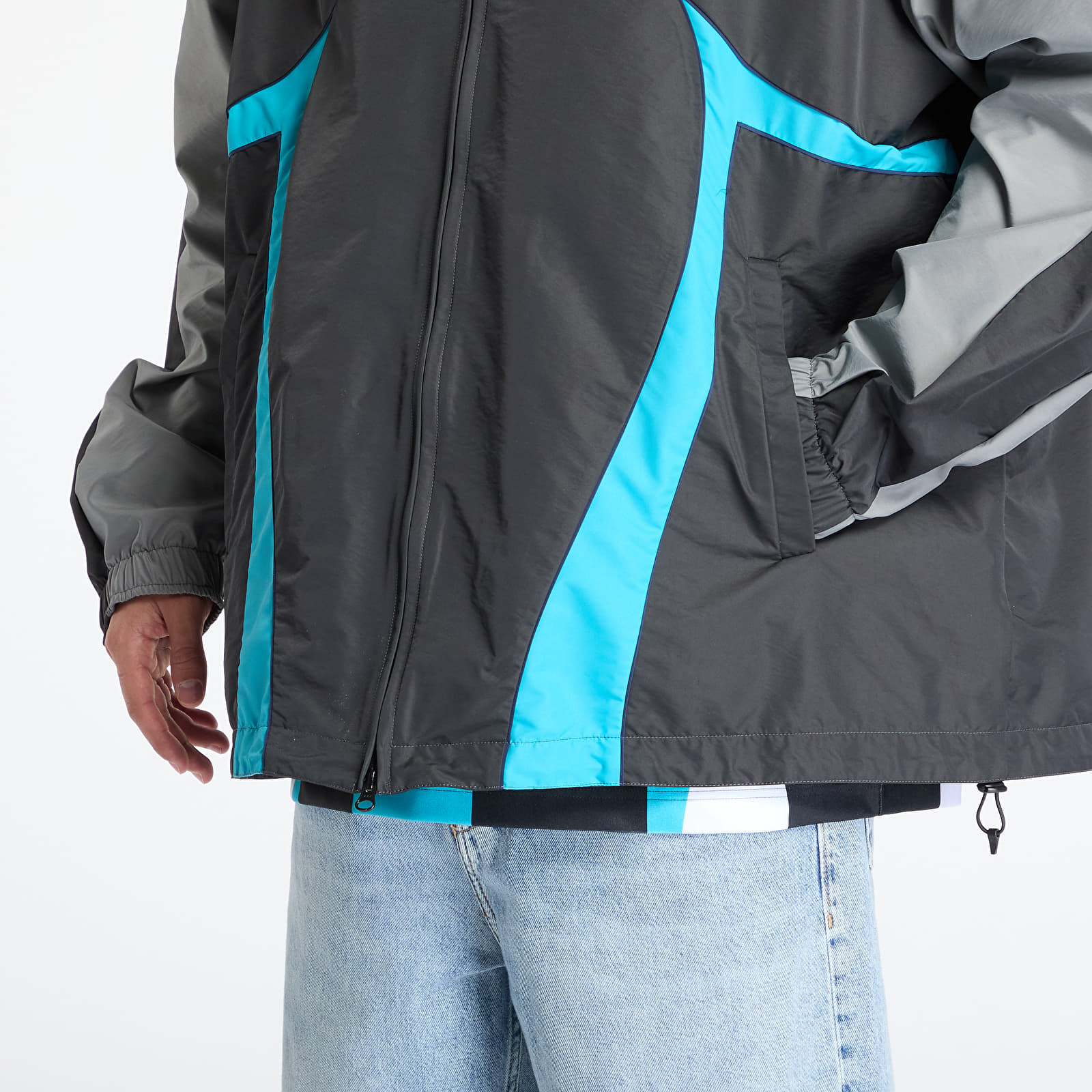 Striukės Reebok x Botter LTD Summer Bench Jacket Grey/ Aqua Blue
