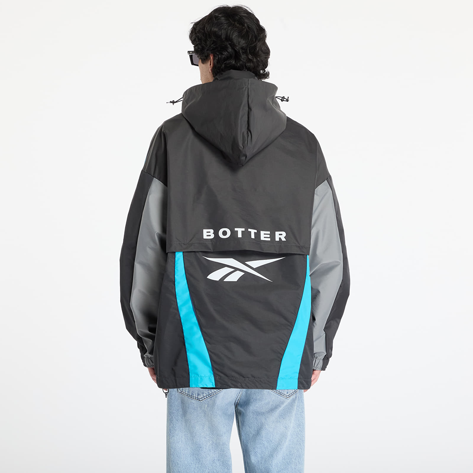 Striukės Reebok x Botter LTD Summer Bench Jacket Grey/ Aqua Blue