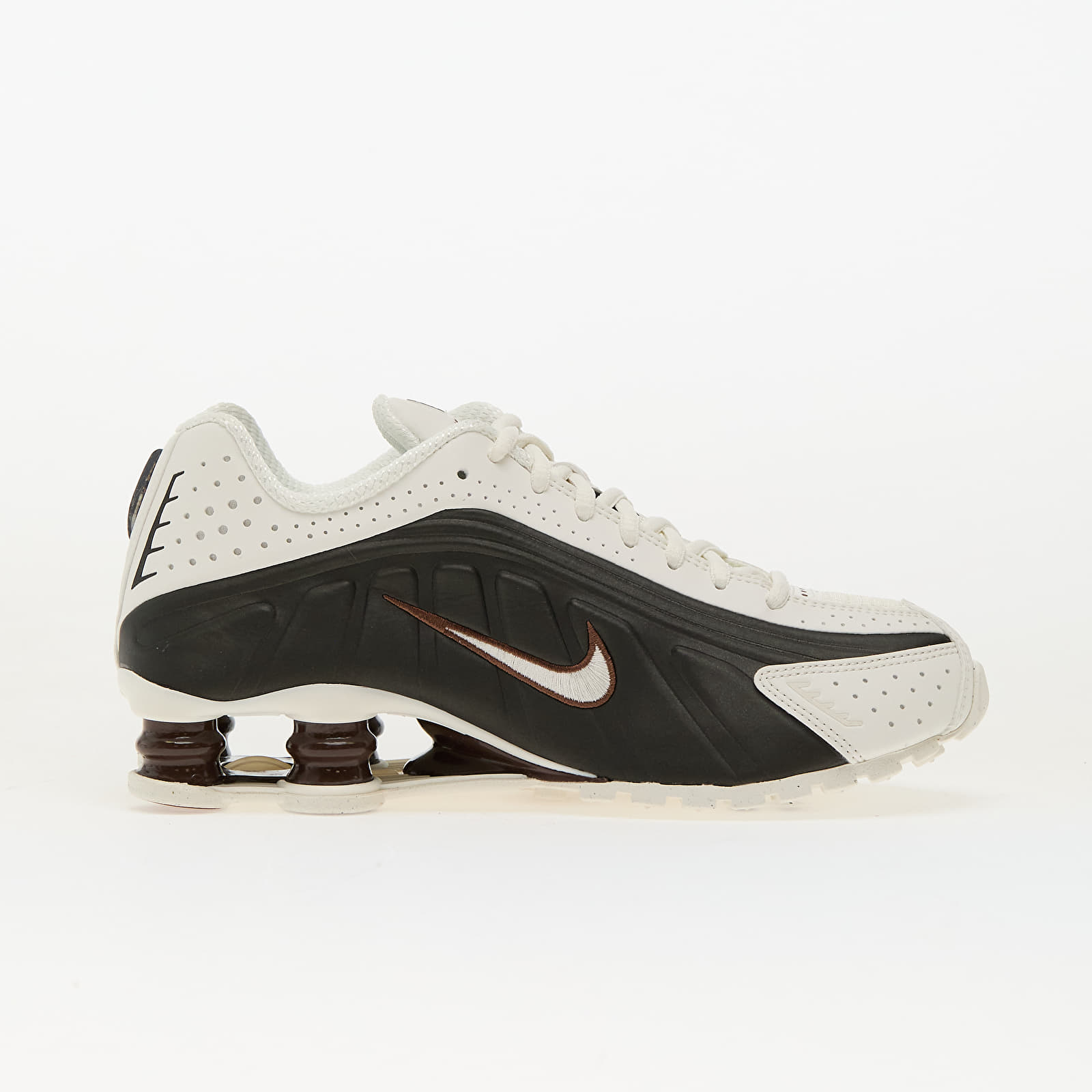 Sapatos de mulher Nike W Shox R4 Sail/ Sail-Black-Fauna Brown