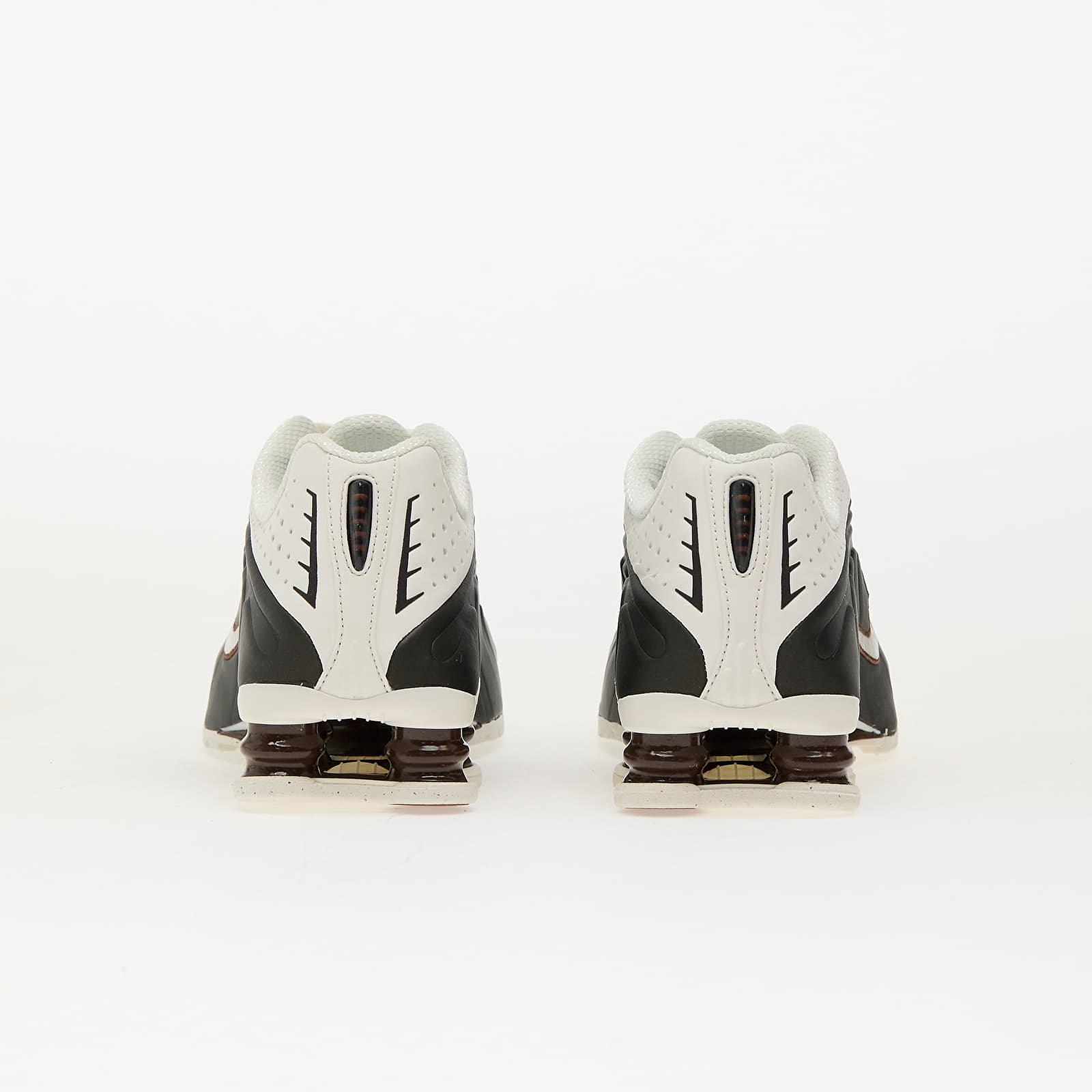 Sapatos de mulher Nike W Shox R4 Sail/ Sail-Black-Fauna Brown