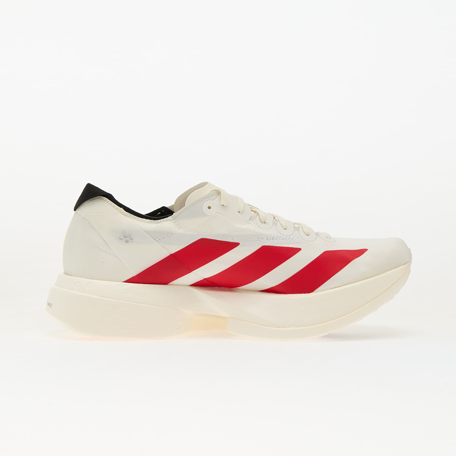 Sapatos de homem adidas Adizero Adios Pro 4 M Off White/ Better Scarlet/ Core Black