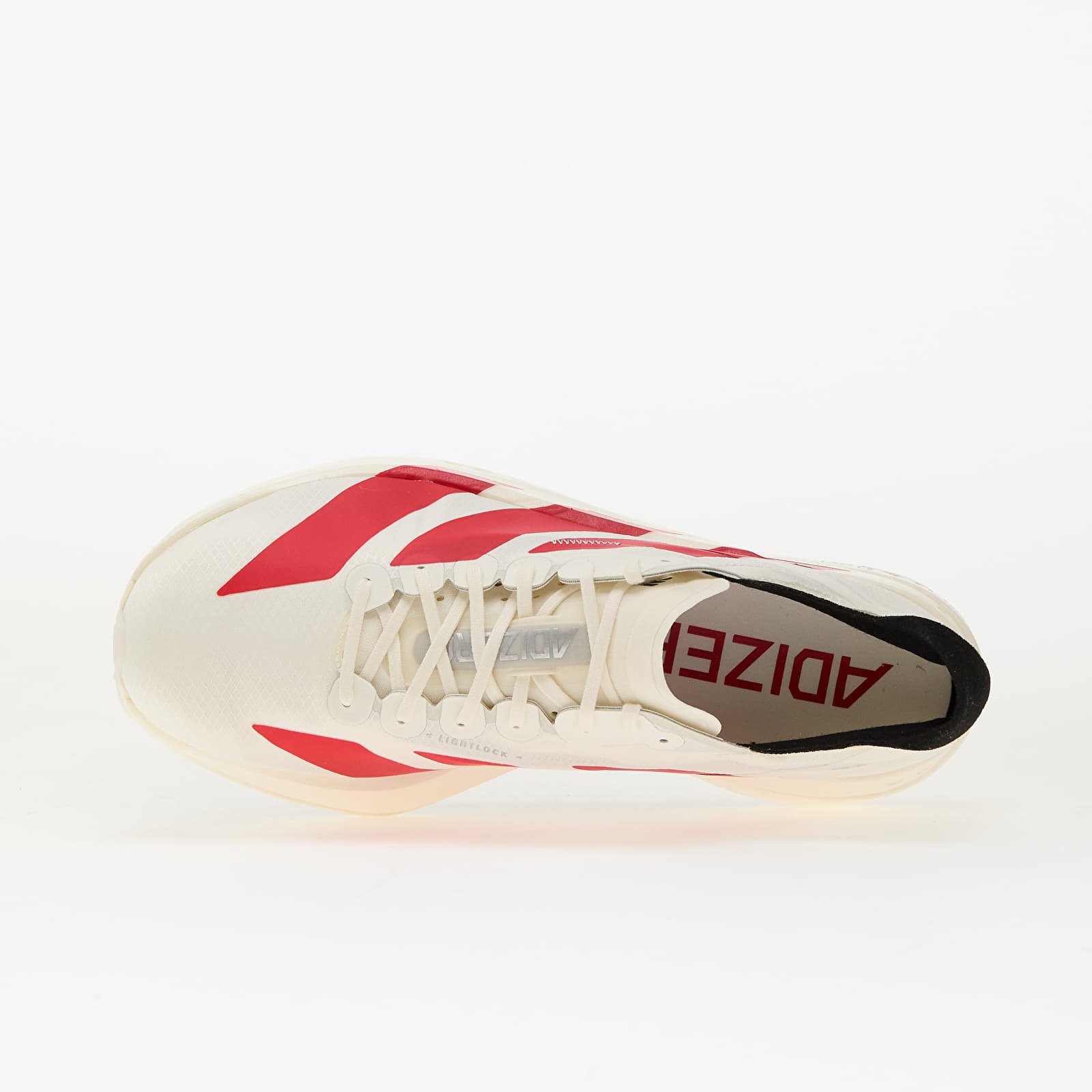 Sapatos de homem adidas Adizero Adios Pro 4 M Off White/ Better Scarlet/ Core Black