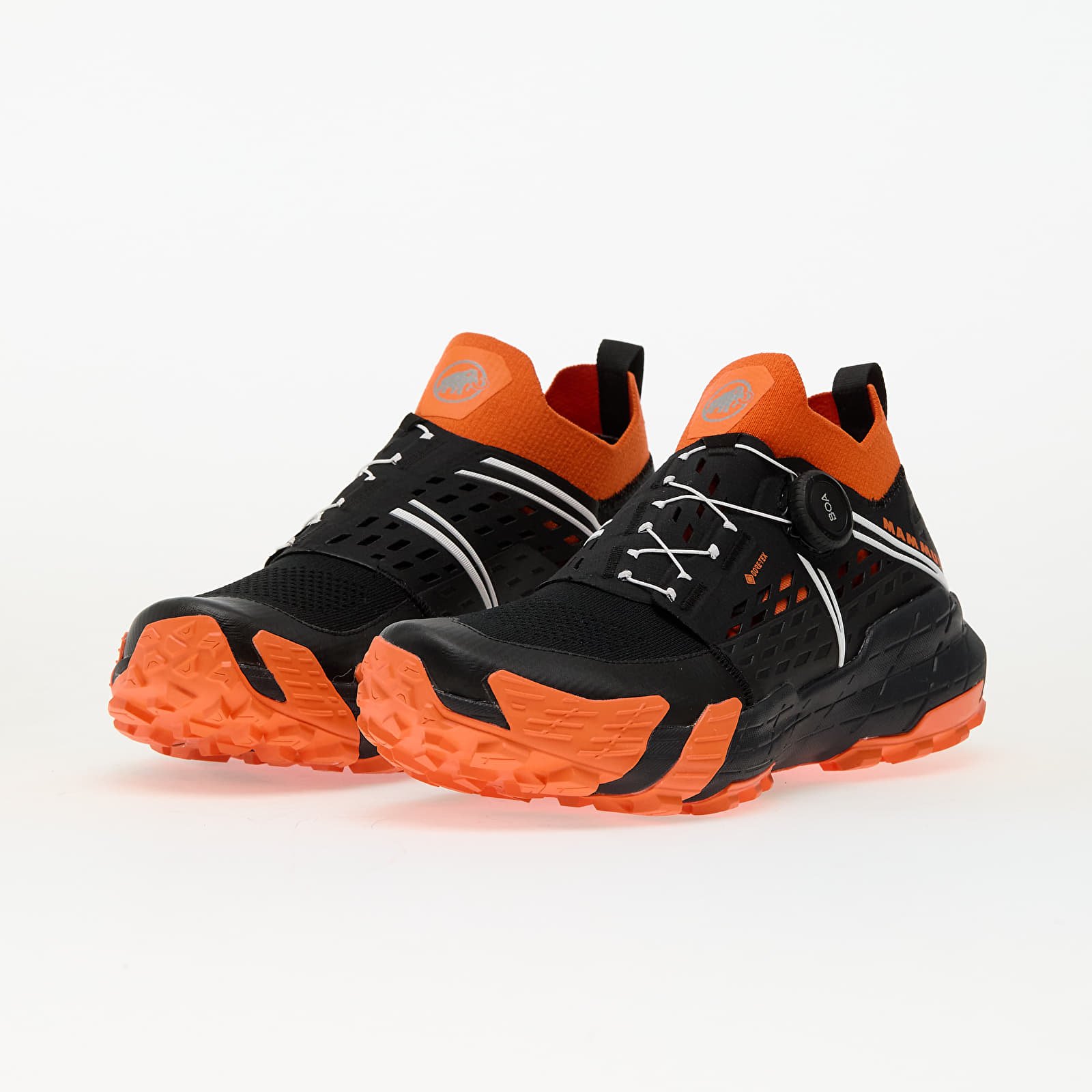 Încălțăminte și sneakerși pentru bărbați Mammut Aenergy TR BOA® Mid GTX Men Black-Dark Tangerine