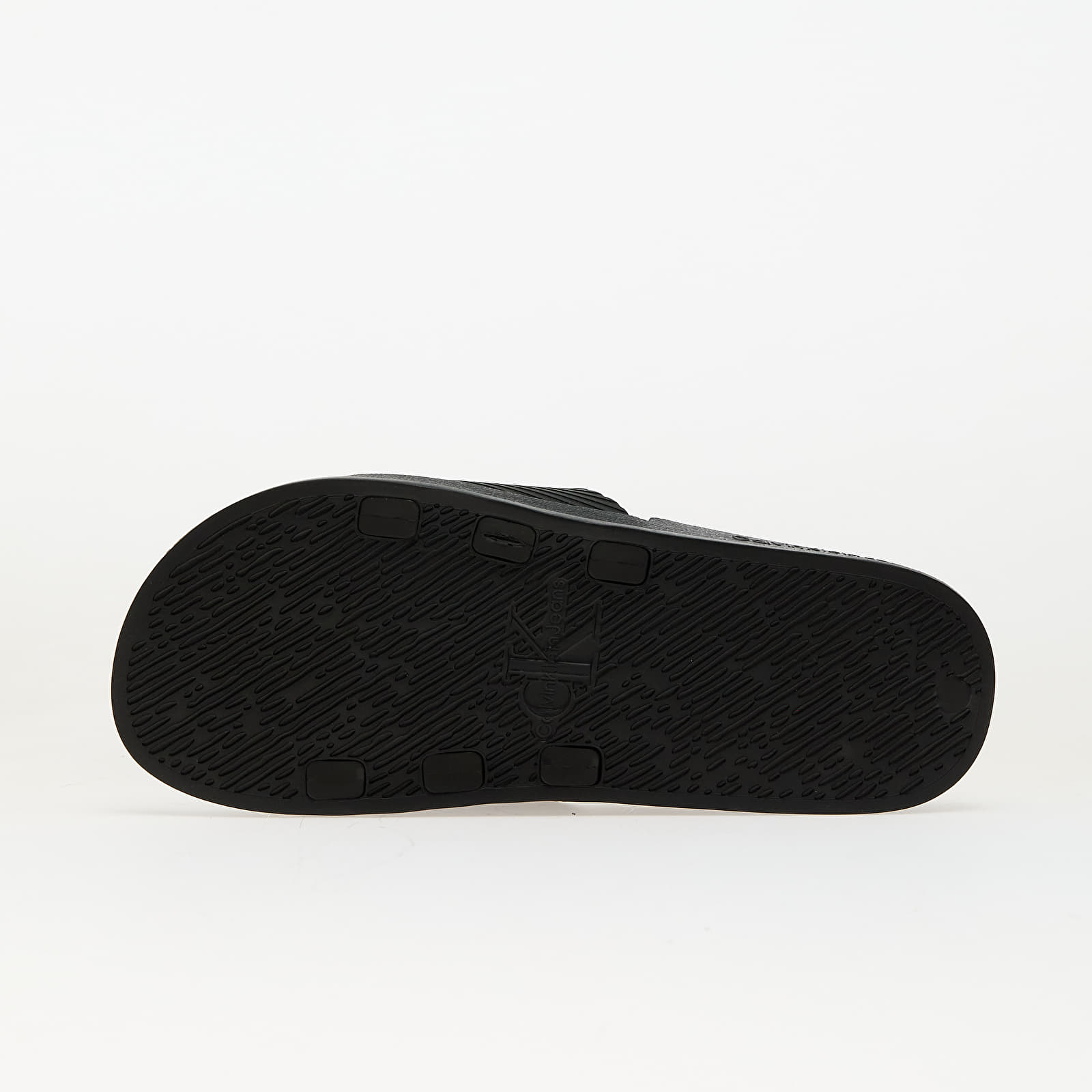 Pánske tenisky a topánky Calvin Klein Jeans Slide Rubber Neopren Black
