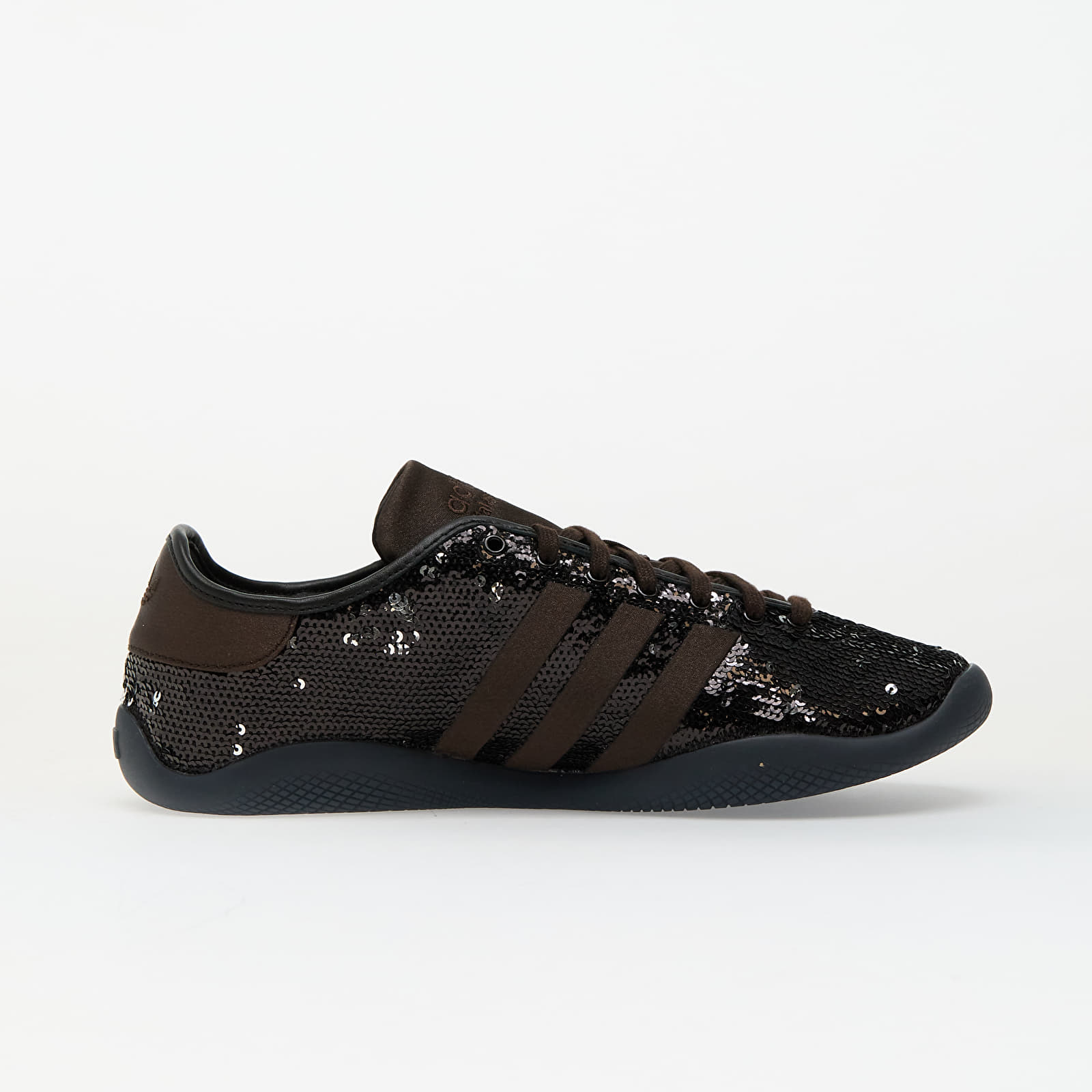 Meeste kingad adidas x Wales Bonner Karintha Sequin Core Black/ Silver Metallic/ Dark Brown