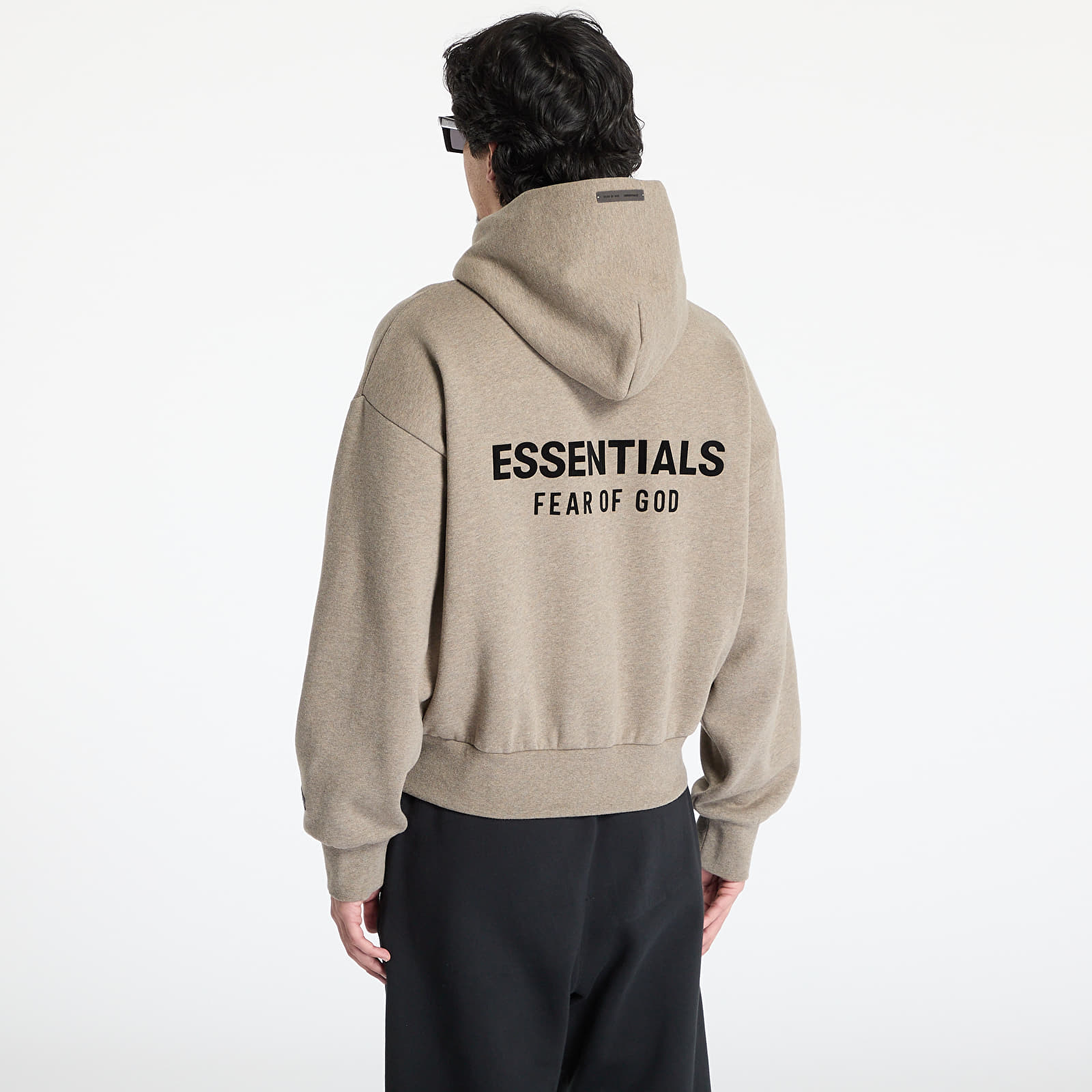 Hoodies e sweatshirts Fear of God Essentials Classic Fit Fleece Zip Up Hoodie Homestead Heather