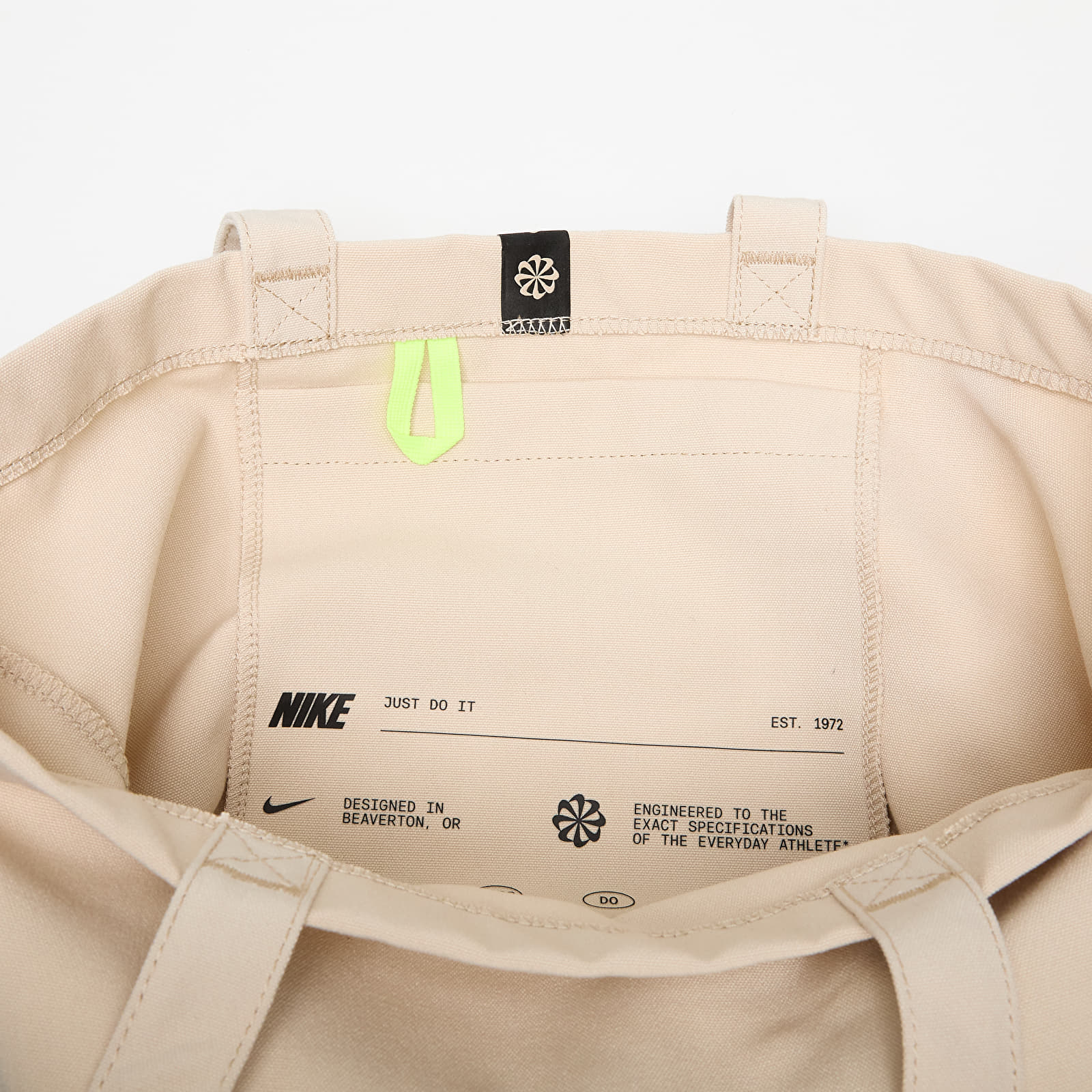 Crossbody bags Nike Heritage 2.0 Tote Bag (22L) Oatmeal/ Volt/ Black