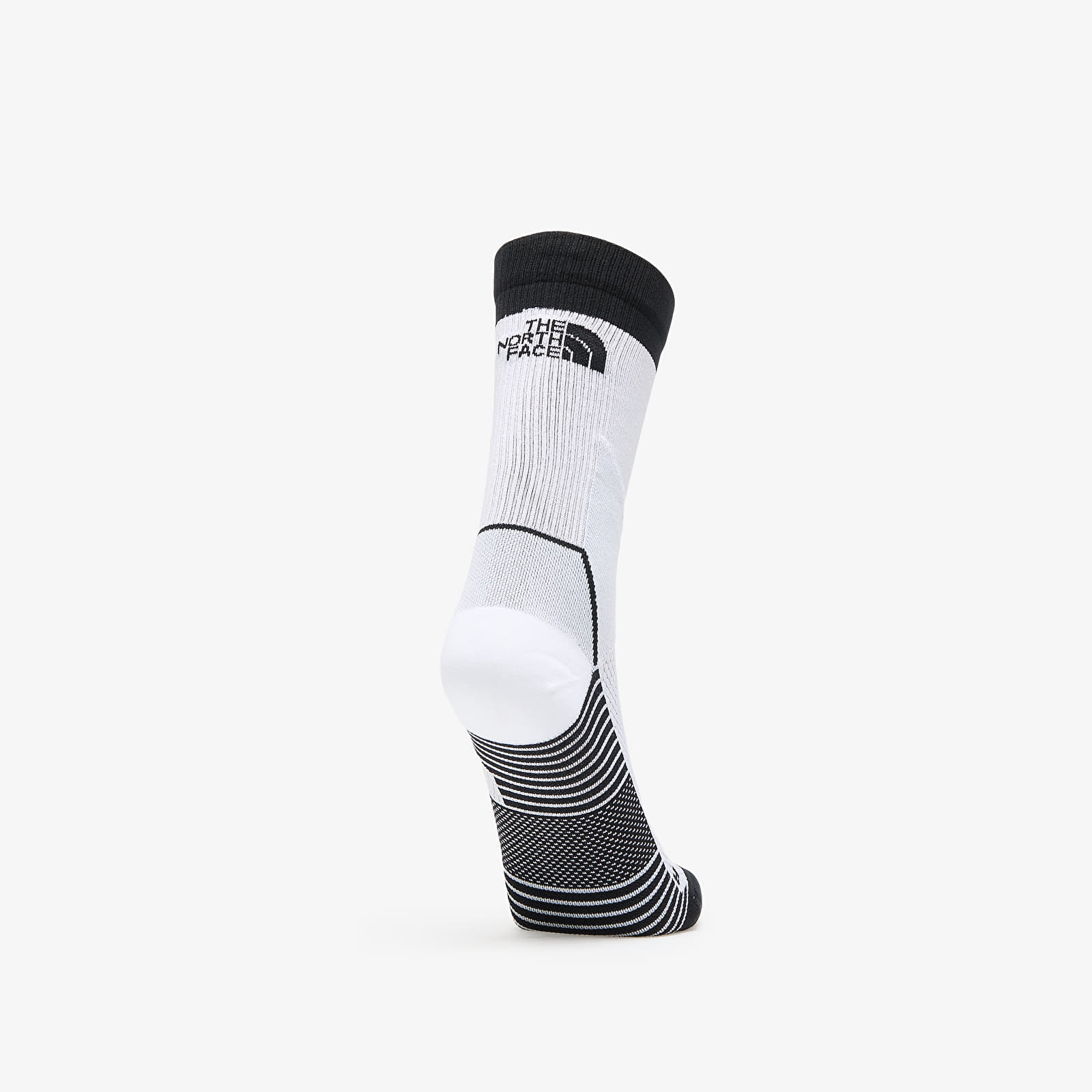 Miesten sukat The North Face Trail Run Light Sock Crew TNF Black/ TNF White