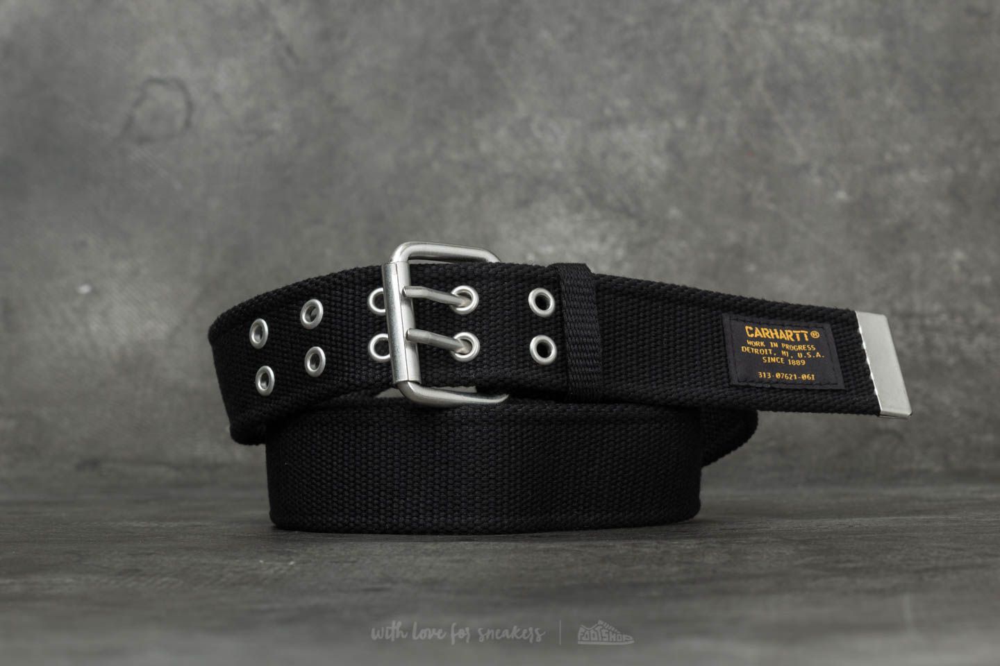Cinturones Carhartt WIP Camp Belt Black