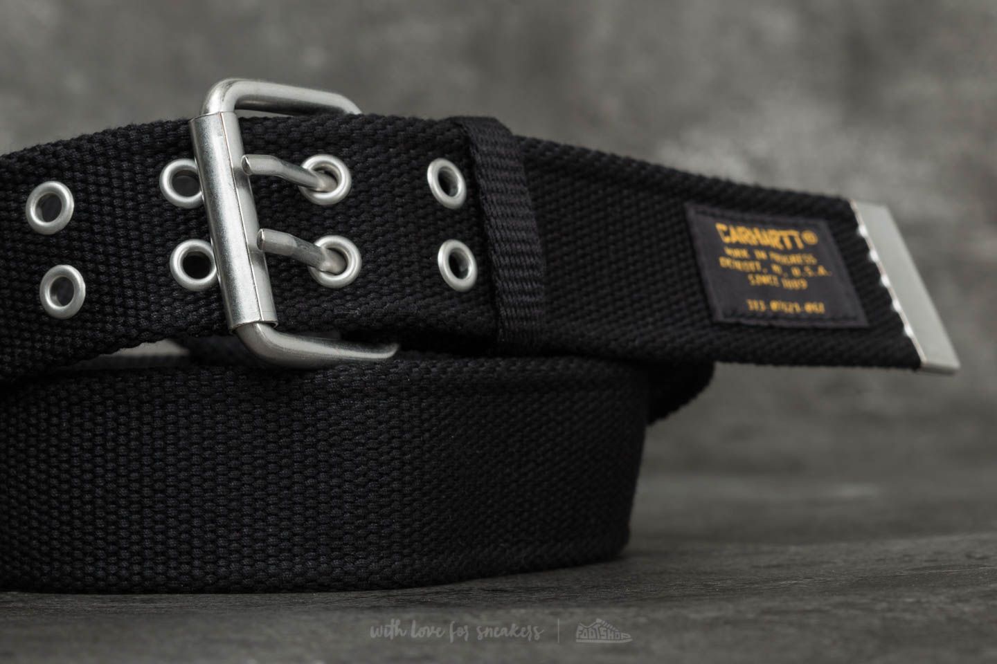 Cinturones Carhartt WIP Camp Belt Black