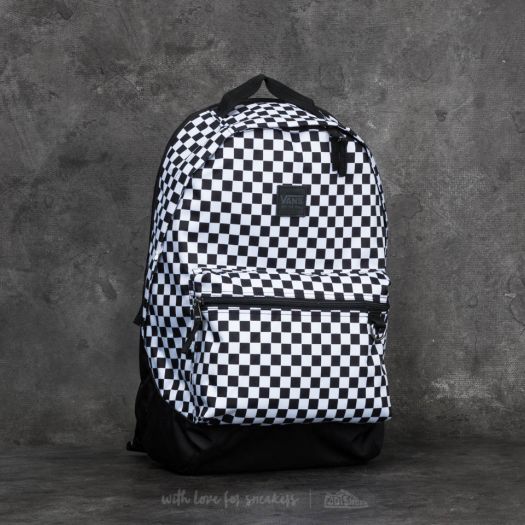 Backpacks Vans Tiburon Backpack Black White Checkerboard Footshop