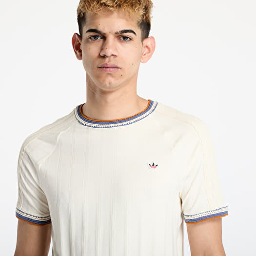 Tシャツ・カットソー ADIDAS CLOT RIB TEE TF5D0171 T-shirts adidas x Clot Rib Tee by Ec Beige/ Cream White