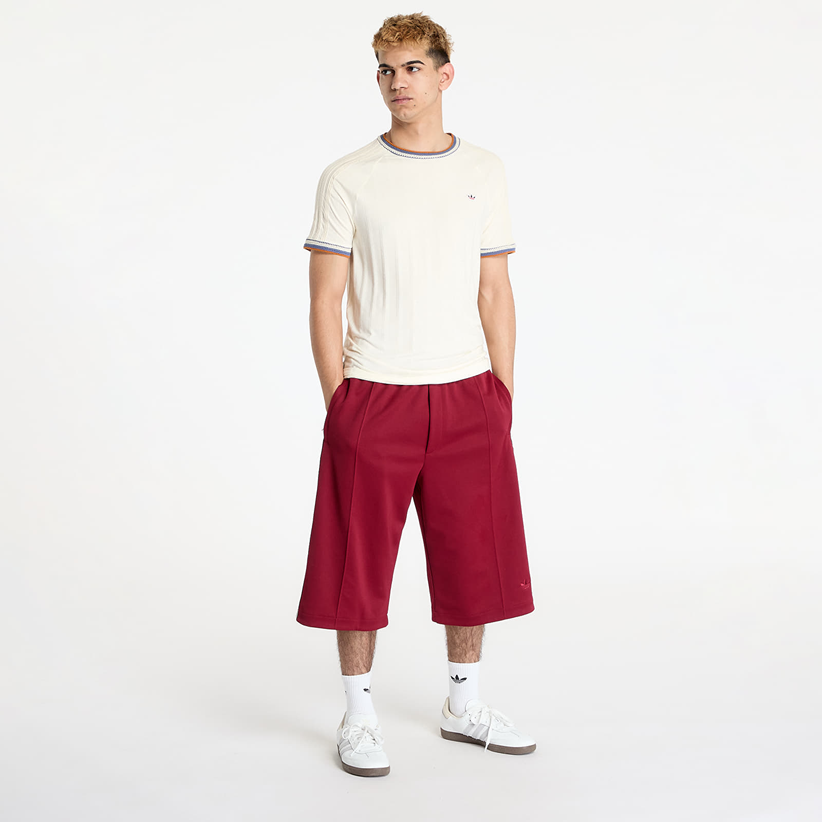 Shortsit adidas x Wales Bonner Track Shorts Red/ Collegiate Burgundy