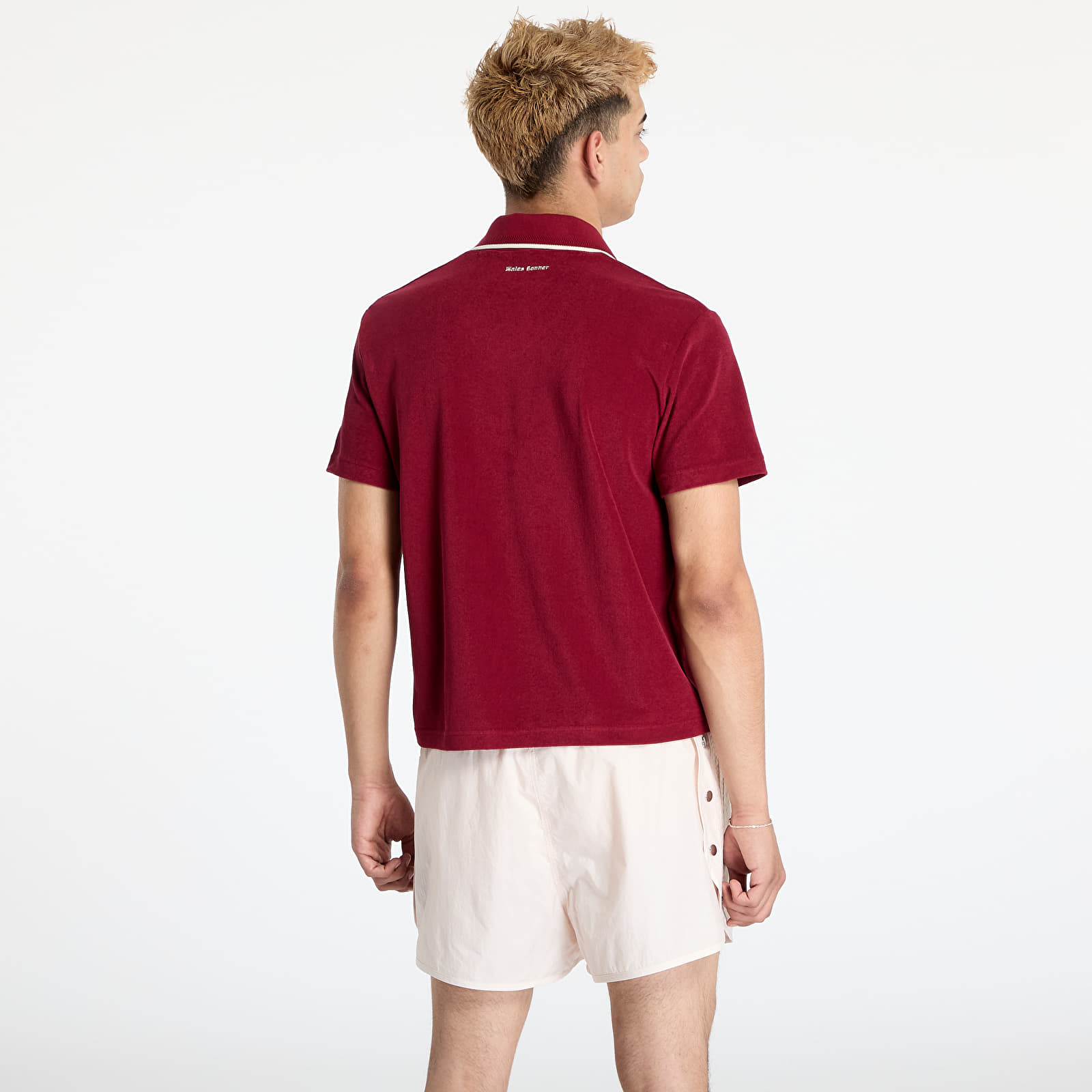 T-shirts adidas x Wales Bonner Tlg Polo Red/ Collegiate Burgundy