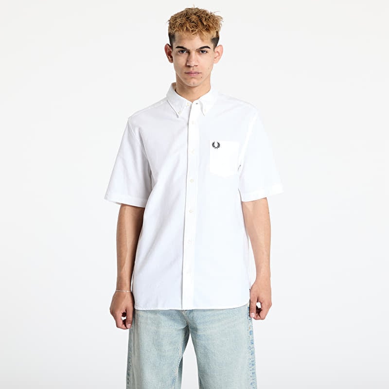 Košeľa FRED PERRY Oxford Shirt White