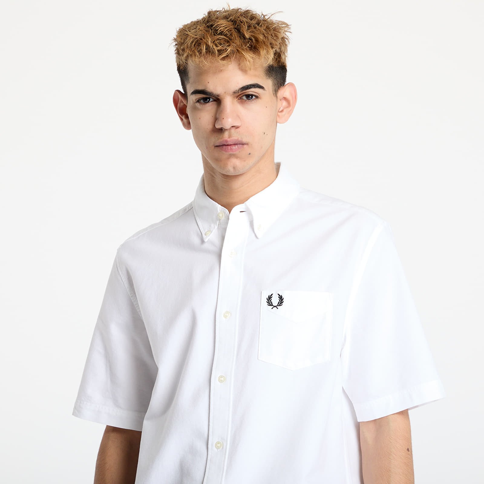 Shirts FRED PERRY Oxford Shirt White