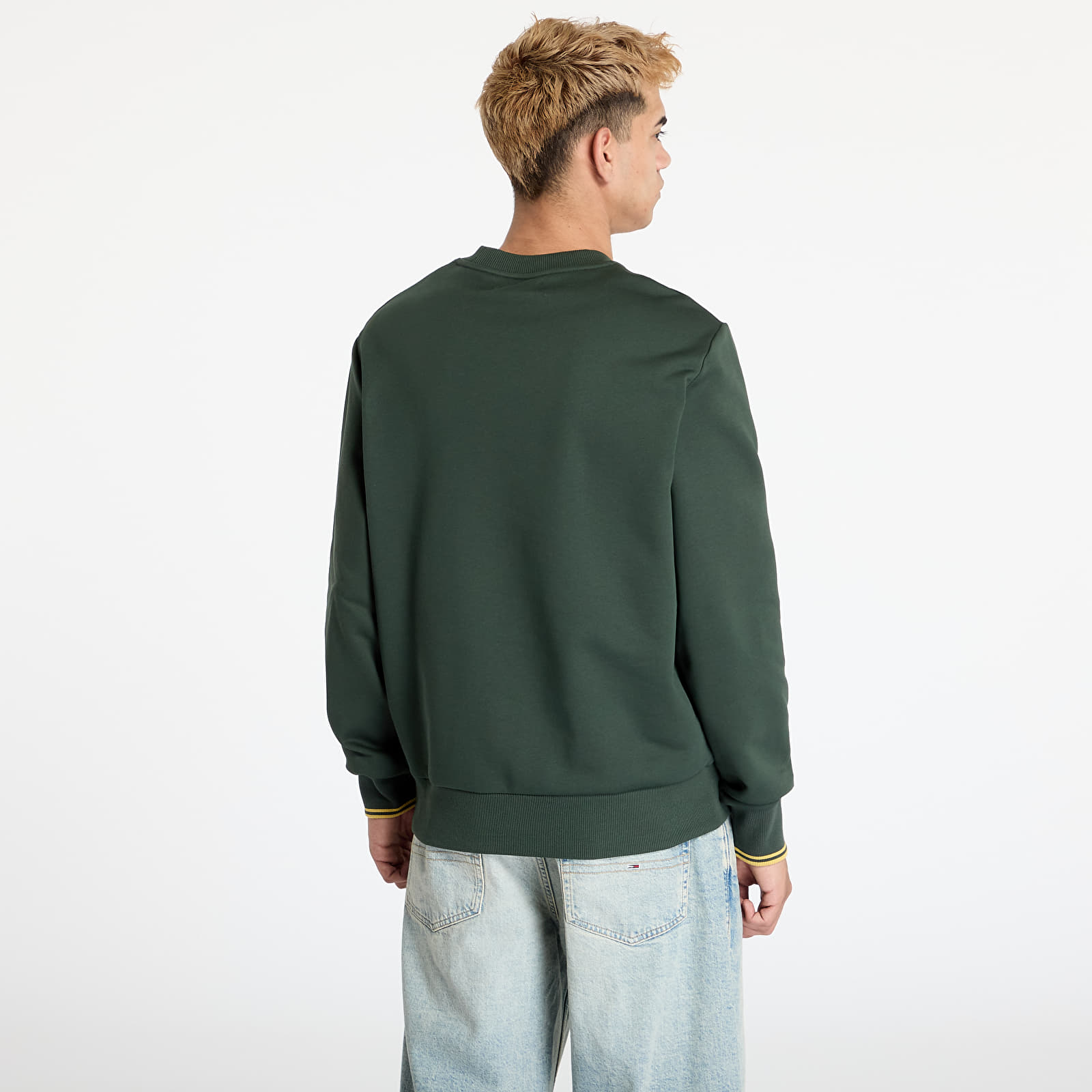 Hoodies e sweatshirts FRED PERRY Crew Neck Sweatshirt Court Green