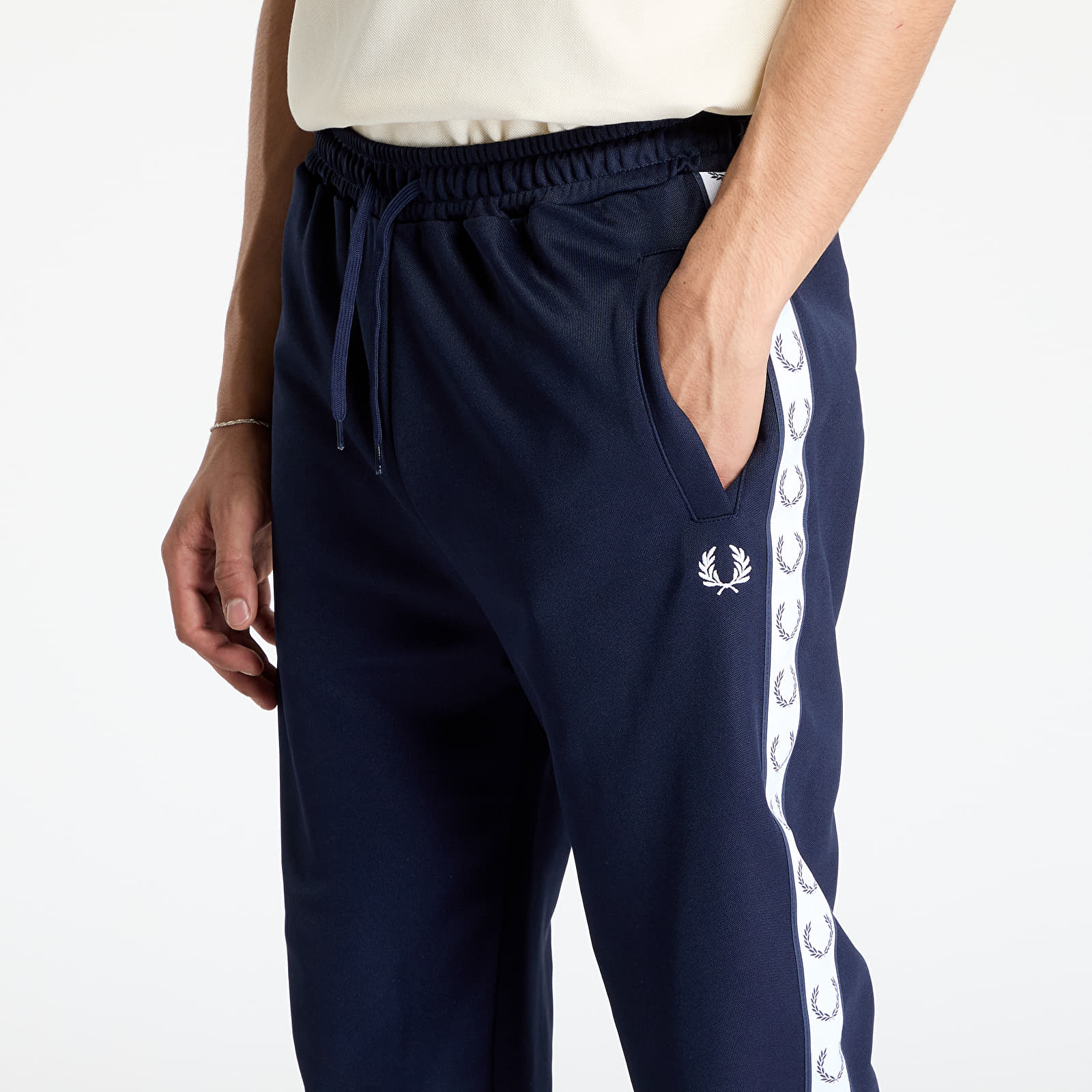 Jogger Pants FRED PERRY Taped Track Pant Carbon Blue