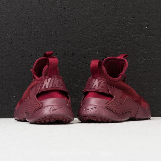 Red high top store huaraches