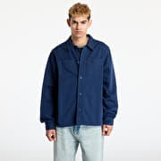 FRED PERRY Twill Overshirt Tennis Blue