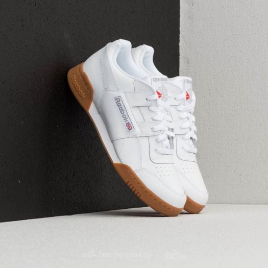 Reebok workout plus trainers in white deals