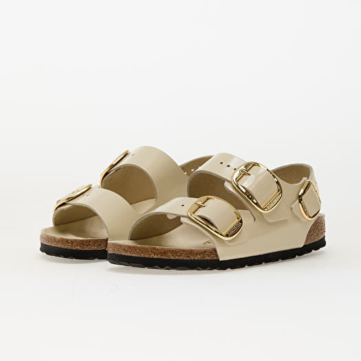 Scarpe donna Birkenstock Milano Big Buckle Natural Leather Patent