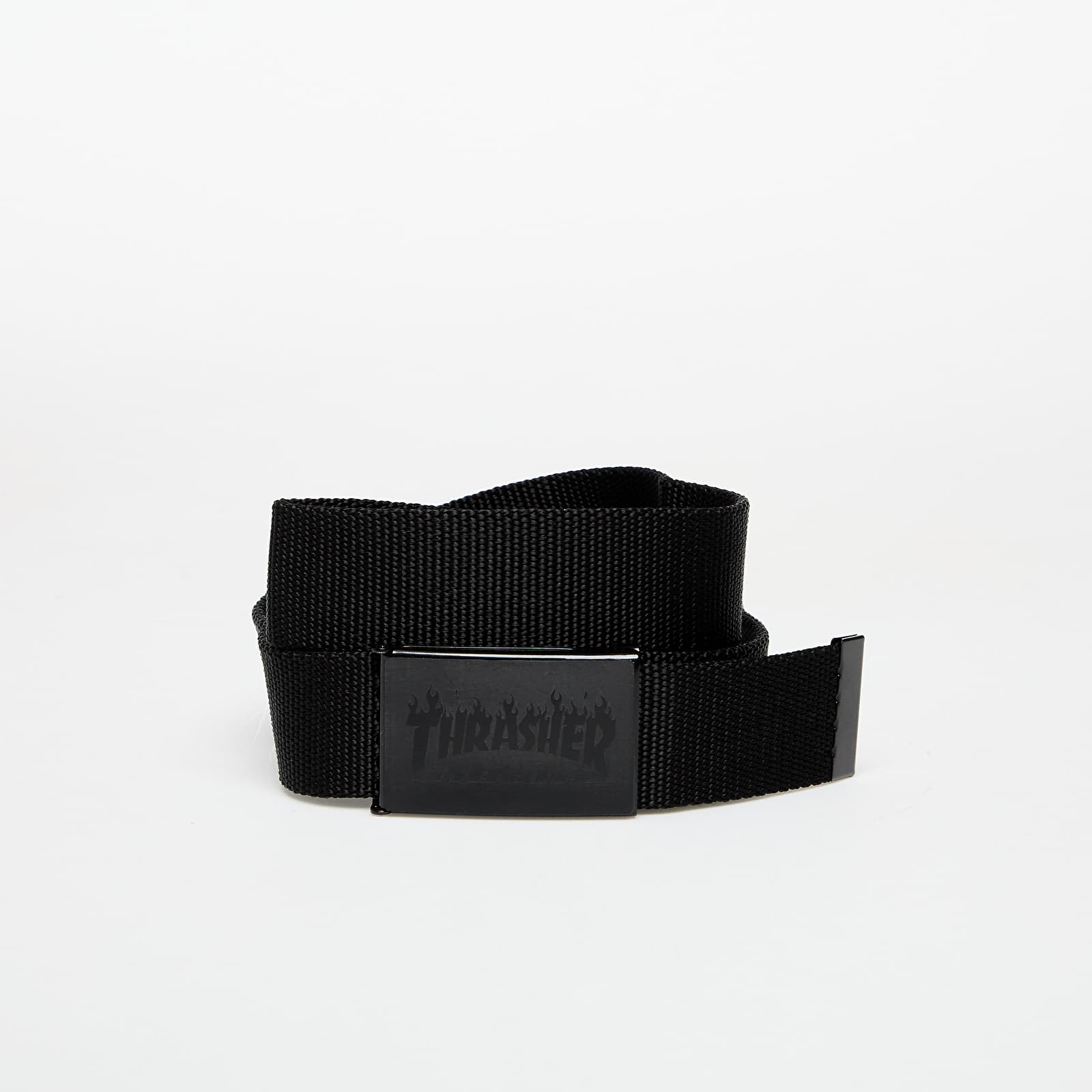 Belts Thrasher Flame Logo Web Belt Black