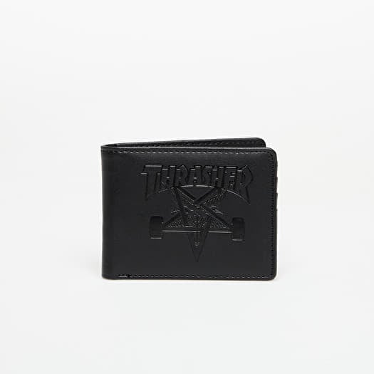 Maki Thrasher Skategoat Leather Wallet Black