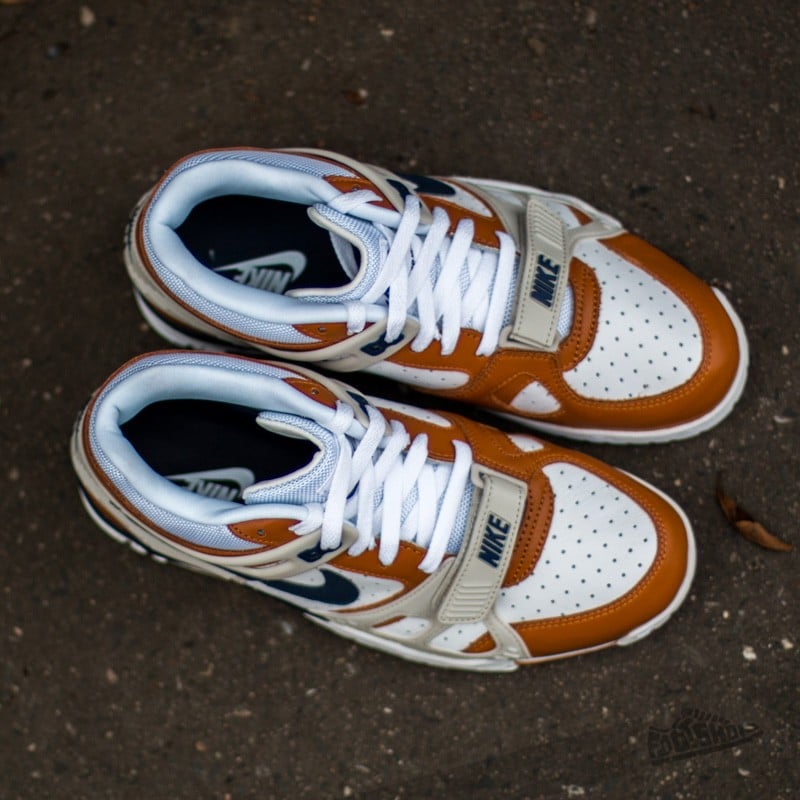 Herren Sneaker und Schuhe Nike Air Trainer 3 PRM White/Mid Navy/Ginger/Light Bone
