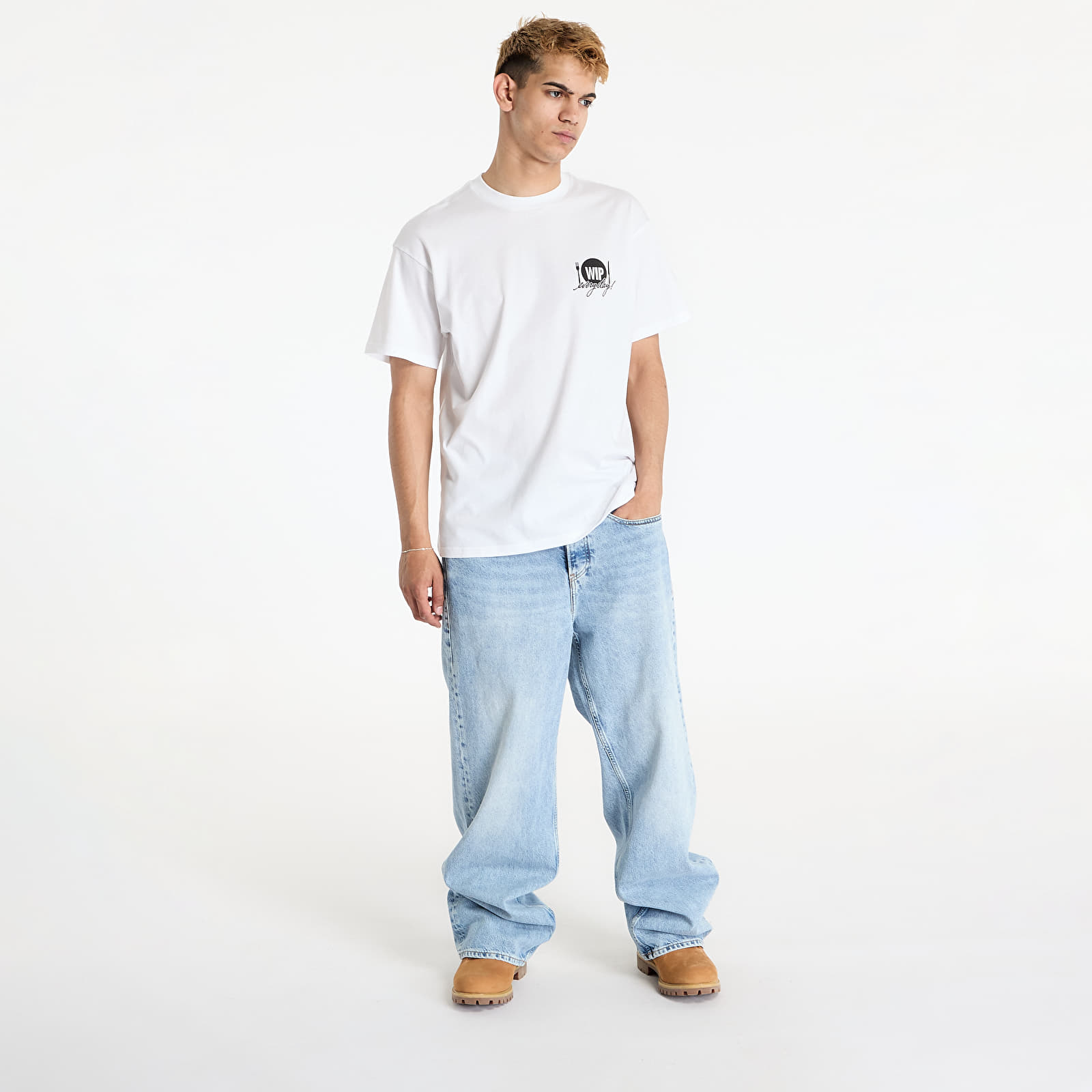 T-Shirts Carhartt WIP Catalogue Short Sleeve T-Shirt UNISEX White/ Black