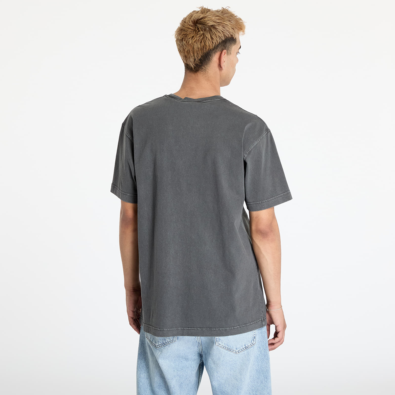 T-shirts Carhartt WIP Nelson Short Sleeve T-Shirt UNISEX Graphite Garment Dyed