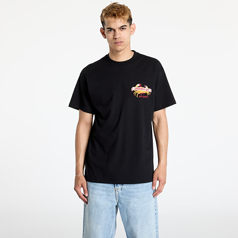 Carhartt WIP Crab Paint Short Sleeve T-Shirt UNISEX Black
