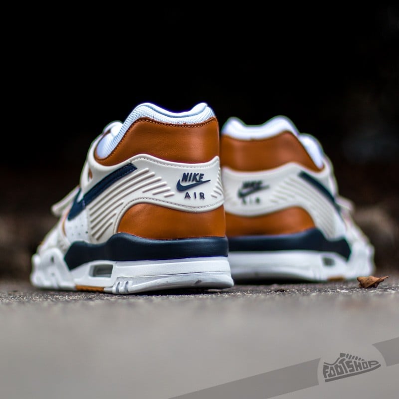 Herren Sneaker und Schuhe Nike Air Trainer 3 PRM White/Mid Navy/Ginger/Light Bone