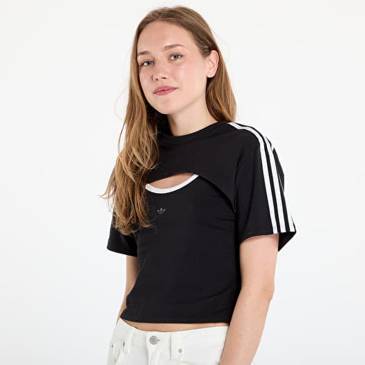 Women's T-shirts adidas Cut-Out Cali Tee Black/ White | Footshop